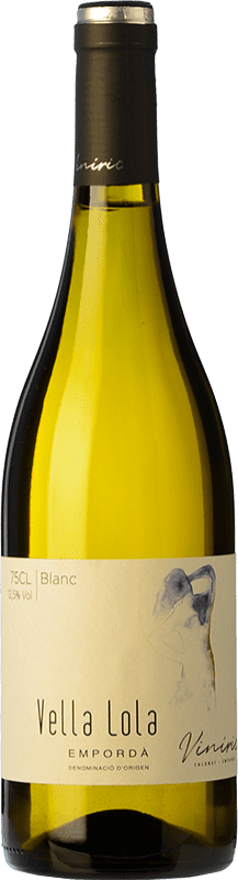 9,95 € Free Shipping | White wine Viníric Vella Lola Blanc D.O. Empordà Catalonia Spain Grenache White, Muscat, Macabeo, Xarel·lo Bottle 75 cl