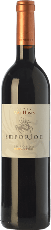 17,95 € Free Shipping | Red wine Mas Llunes Emporion Crianza D.O. Empordà Catalonia Spain Syrah, Cabernet Sauvignon Bottle 75 cl