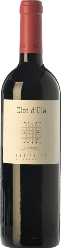 13,95 € Free Shipping | Red wine Mas Pòlit Clot d'Illa Joven D.O. Empordà Catalonia Spain Syrah, Grenache Bottle 75 cl