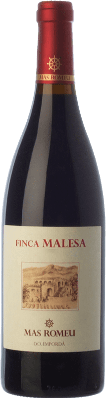 19,95 € | Red wine Mas Romeu Finca Malesa Aged D.O. Empordà Catalonia Spain Merlot, Grenache 75 cl