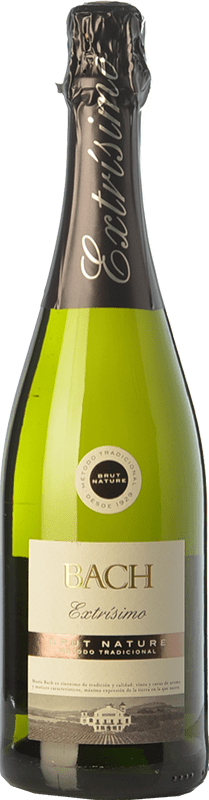 8,95 € 送料無料 | 白スパークリングワイン Bach Extrísimo ブルットの自然 若い D.O. Cava