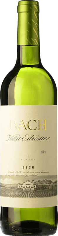 4,95 € Free Shipping | White wine Bach Viña Extrísima Seco Joven D.O. Catalunya Catalonia Spain Macabeo, Xarel·lo, Chardonnay Bottle 75 cl