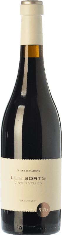 22,95 € Free Shipping | Red wine Masroig Les Sorts Vinyes Velles Crianza D.O. Montsant Catalonia Spain Syrah, Grenache, Cabernet Sauvignon, Carignan Bottle 75 cl