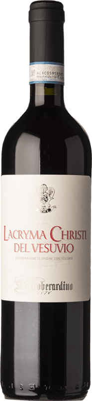 16,95 € Free Shipping | Red wine Mastroberardino Lacryma Christi Rosso D.O.C. Vesuvio Campania Italy Piedirosso Bottle 75 cl