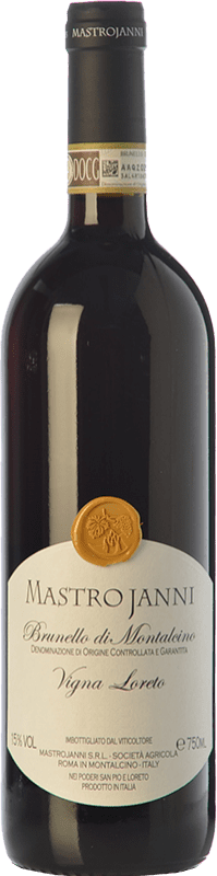 108,95 € Бесплатная доставка | Красное вино Mastrojanni Vigna Loreto D.O.C.G. Brunello di Montalcino