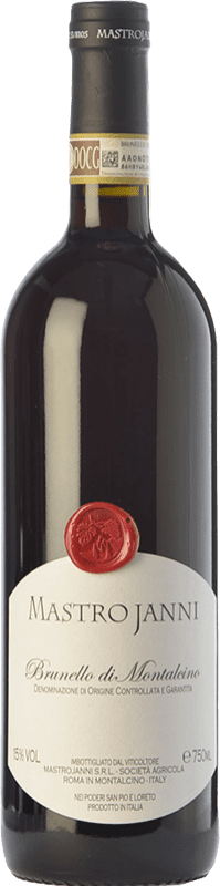 59,95 € Free Shipping | Red wine Mastrojanni D.O.C.G. Brunello di Montalcino Tuscany Italy Sangiovese Bottle 75 cl