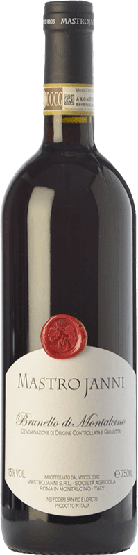 128,95 € Spedizione Gratuita | Vino rosso Mastrojanni D.O.C.G. Brunello di Montalcino