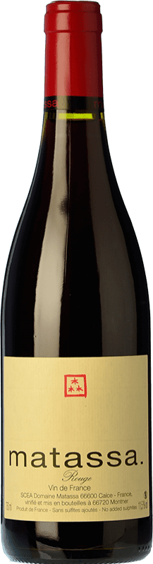 33,95 € | Vino tinto Matassa Rouge Reserva I.G.P. Vin de Pays Côtes Catalanes Languedoc-Roussillon Francia Cariñena 75 cl