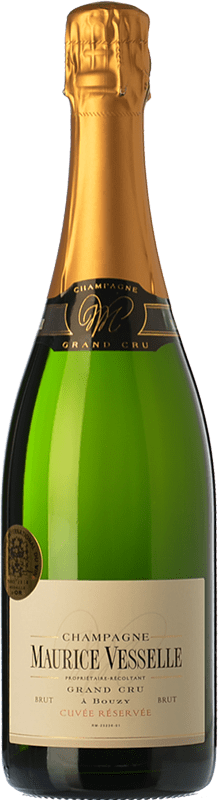 Envoi gratuit | Blanc mousseux Maurice Vesselle Cuvée Brut Réserve A.O.C. Champagne Champagne France Pinot Noir, Chardonnay 75 cl