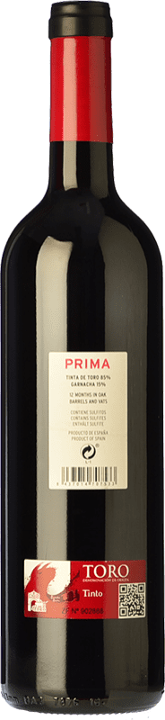 11,95 € Free Shipping | Red wine Maurodos Prima Crianza D.O. Toro Castilla y León Spain Grenache, Tinta de Toro Bottle 75 cl