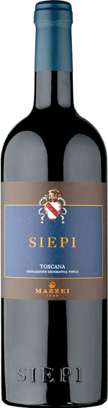 Бесплатная доставка | Красное вино Mazzei Siepi I.G.T. Toscana Тоскана Италия Merlot, Sangiovese 75 cl