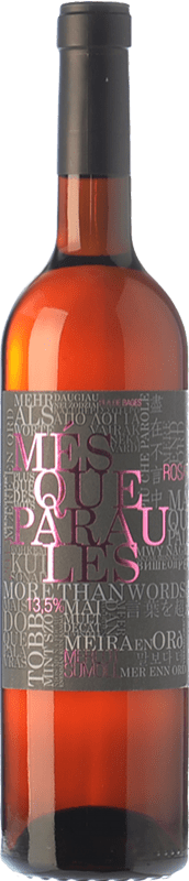 8,95 € 免费送货 | 玫瑰酒 Més Que Paraules Rosat D.O. Pla de Bages