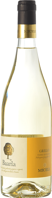 7,95 € Envio grátis | Vinho branco Miceli Baaria I.G.T. Terre Siciliane