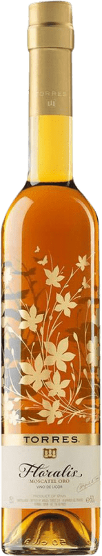 12,95 € 免费送货 | 甜酒 Torres Floralis Moscatel Oro 瓶子 Medium 50 cl