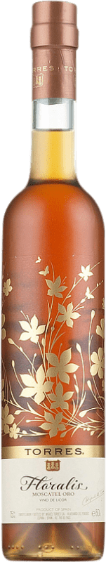 11,95 € Бесплатная доставка | Сладкое вино Torres Floralis Moscatel Oro бутылка Medium 50 cl