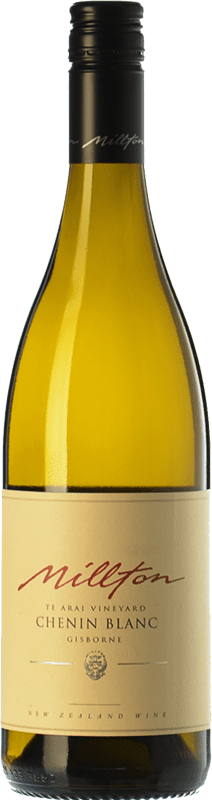 Free Shipping | White wine Millton Te Arai Aged I.G. Gisborne Gisborne New Zealand Chenin White 75 cl