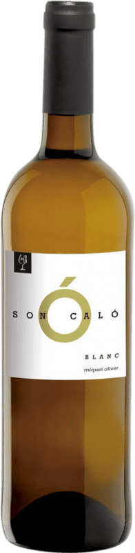 Free Shipping | White wine Miquel Oliver Son Caló Blanc D.O. Pla i Llevant Balearic Islands Spain Premsal 75 cl