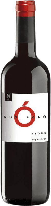 12,95 € | Red wine Miquel Oliver Son Caló Negre Young D.O. Pla i Llevant Balearic Islands Spain Callet, Fogoneu 75 cl