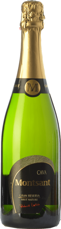 11,95 € Free Shipping | White Sparkling Wine Monastell Montsant Brut Nature Grand Reserve — Long Barrel-Aged D.O. Cava