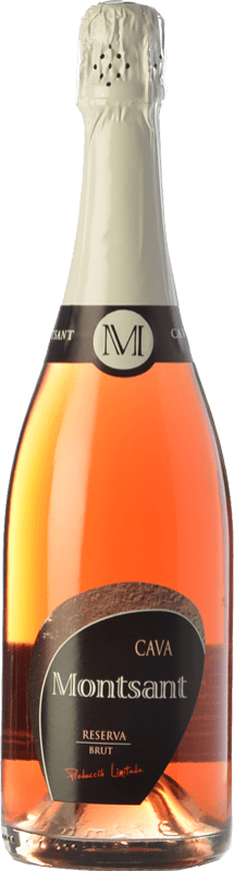 9,95 € Kostenloser Versand | Rosé Sekt Monastell Montsant Brut — Herb D.O. Cava