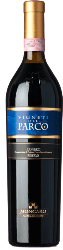 Envío gratis | Vino tinto Moncaro Vigneti del Parco D.O.C. Rosso Conero Marche Italia Montepulciano 75 cl