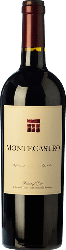 18,95 € | Red wine Montecastro Aged D.O. Ribera del Duero Castilla y León Spain Tempranillo, Merlot Bottle 75 cl