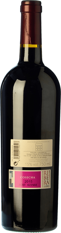 23,95 € Free Shipping | Red wine Montecastro Crianza D.O. Ribera del Duero Castilla y León Spain Tempranillo, Merlot Bottle 75 cl