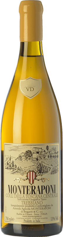 55,95 € | 白酒 Monteraponi Trebbiano I.G.T. Colli della Toscana Centrale 托斯卡纳 意大利 Trebbiano Toscano 75 cl
