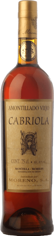 Бесплатная доставка | Крепленое вино Moreno Amontillado Viejo Cabriola D.O. Montilla-Moriles Андалусия Испания Pedro Ximénez 75 cl