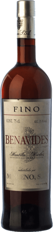 Бесплатная доставка | Крепленое вино Moreno Fino Benavides D.O. Montilla-Moriles Андалусия Испания Pedro Ximénez 75 cl