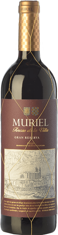 18,95 € | Красное вино Muriel Fincas de la Villa Гранд Резерв D.O.Ca. Rioja Ла-Риоха Испания Tempranillo 75 cl
