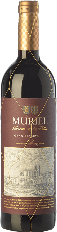 25,95 € Бесплатная доставка | Красное вино Muriel Fincas de la Villa Гранд Резерв D.O.Ca. Rioja