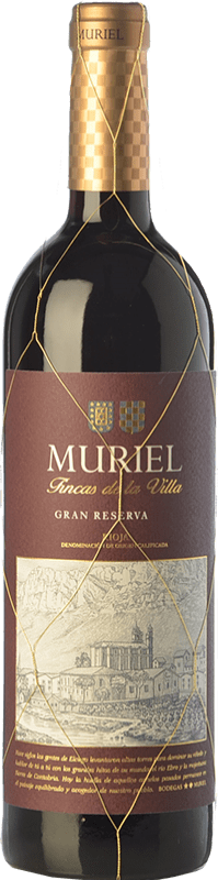 Free Shipping | Red Wine Muriel Fincas de la Villa Grand Reserve — Long Barrel-Aged D.O.Ca. Rioja The Rioja Spain Tempranillo 75 cl