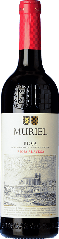 7,95 € Free Shipping | Red wine Muriel Fincas de la Villa Crianza D.O.Ca. Rioja The Rioja Spain Tempranillo Bottle 75 cl