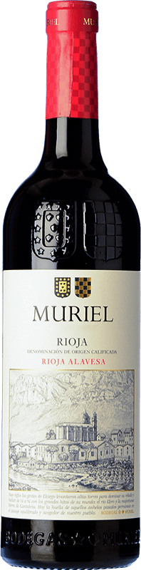 12,95 € Бесплатная доставка | Красное вино Muriel Fincas de la Villa старения D.O.Ca. Rioja