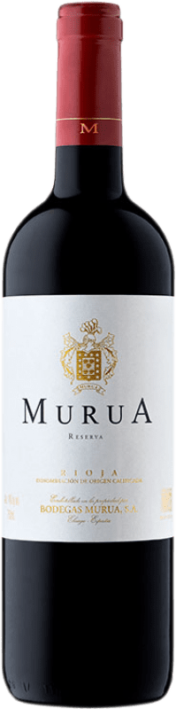 Envío gratis | Vino tinto Masaveu Murua Reserva D.O.Ca. Rioja La Rioja España Tempranillo, Graciano, Mazuelo Botella 75 cl