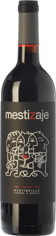 18,95 € Envío gratis | Vino tinto Mustiguillo Mestizaje Joven D.O.P. Vino de Pago El Terrerazo