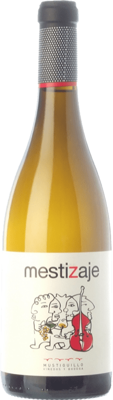 12,95 € Free Shipping | White wine Mustiguillo Mestizaje D.O.P. Vino de Pago El Terrerazo Valencian Community Spain Malvasía, Viognier, Merseguera Bottle 75 cl