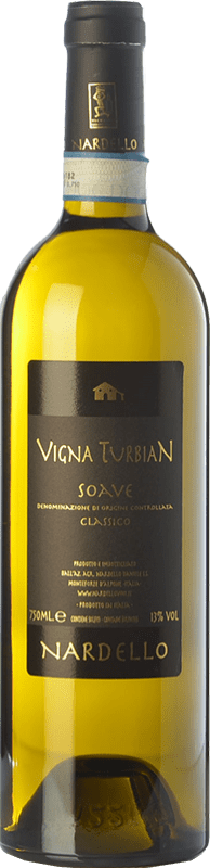 Envio grátis | Vinho branco Nardello Vigna Turbian D.O.C.G. Soave Classico Vêneto Itália Garganega, Trebbiano di Soave 75 cl