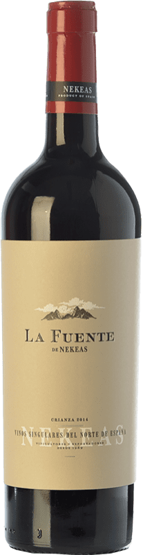 7,95 € | Красное вино Nekeas La Fuente старения D.O. Navarra Наварра Испания Tempranillo, Merlot, Cabernet Sauvignon 75 cl