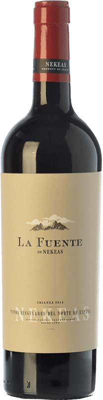 7,95 € Envío gratis | Vino tinto Nekeas La Fuente Crianza D.O. Navarra