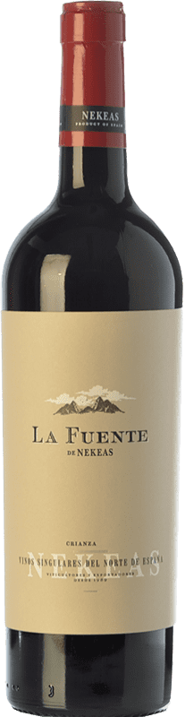 Envío gratis | Vino Tinto Nekeas La Fuente Crianza D.O. Navarra Navarra España Tempranillo, Merlot, Cabernet Sauvignon 75 cl