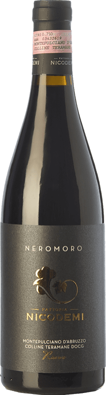 33,95 € | Red wine Nicodemi Neromoro Reserve D.O.C.G. Montepulciano d'Abruzzo Colline Teramane Abruzzo Italy Montepulciano 75 cl