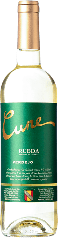 6,95 € | 白ワイン Norte de España - CVNE Cune D.O. Rueda カスティーリャ・イ・レオン スペイン Verdejo 75 cl