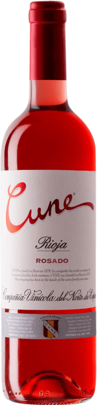 6,95 € Free Shipping | Rosé wine Norte de España - CVNE Cune Joven D.O.Ca. Rioja The Rioja Spain Tempranillo Bottle 75 cl