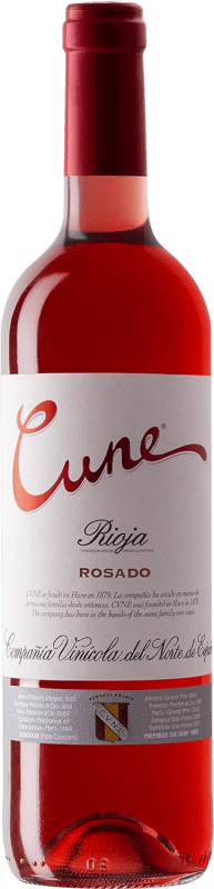 免费送货 | 玫瑰酒 Norte de España - CVNE Cune 年轻的 D.O.Ca. Rioja 拉里奥哈 西班牙 Tempranillo 75 cl