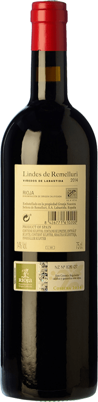 14,95 € Free Shipping | Red wine Ntra. Sra. de Remelluri Lindes Viñedos de Labastida Joven D.O.Ca. Rioja The Rioja Spain Tempranillo, Grenache, Graciano Bottle 75 cl