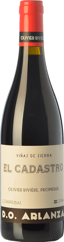 33,95 € | Red wine Olivier Rivière El Cadastro Crianza D.O. Arlanza Castilla y León Spain Tempranillo, Grenache Bottle 75 cl