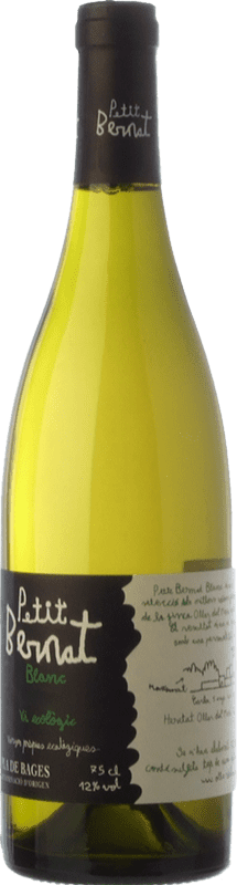 10,95 € Free Shipping | White wine Oller del Mas Petit Bernat Blanc D.O. Pla de Bages Catalonia Spain Macabeo, Picapoll Bottle 75 cl