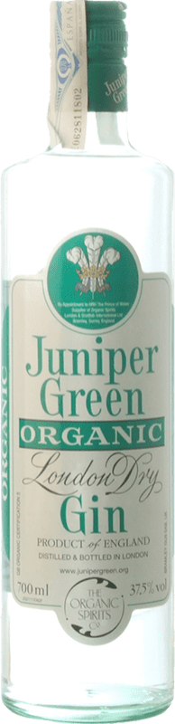 Бесплатная доставка | Джин Organic Gin Juniper Green Объединенное Королевство 70 cl